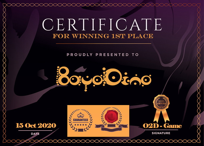 BayoDino - cert