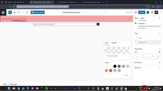 Spectra Editor Plugin Error